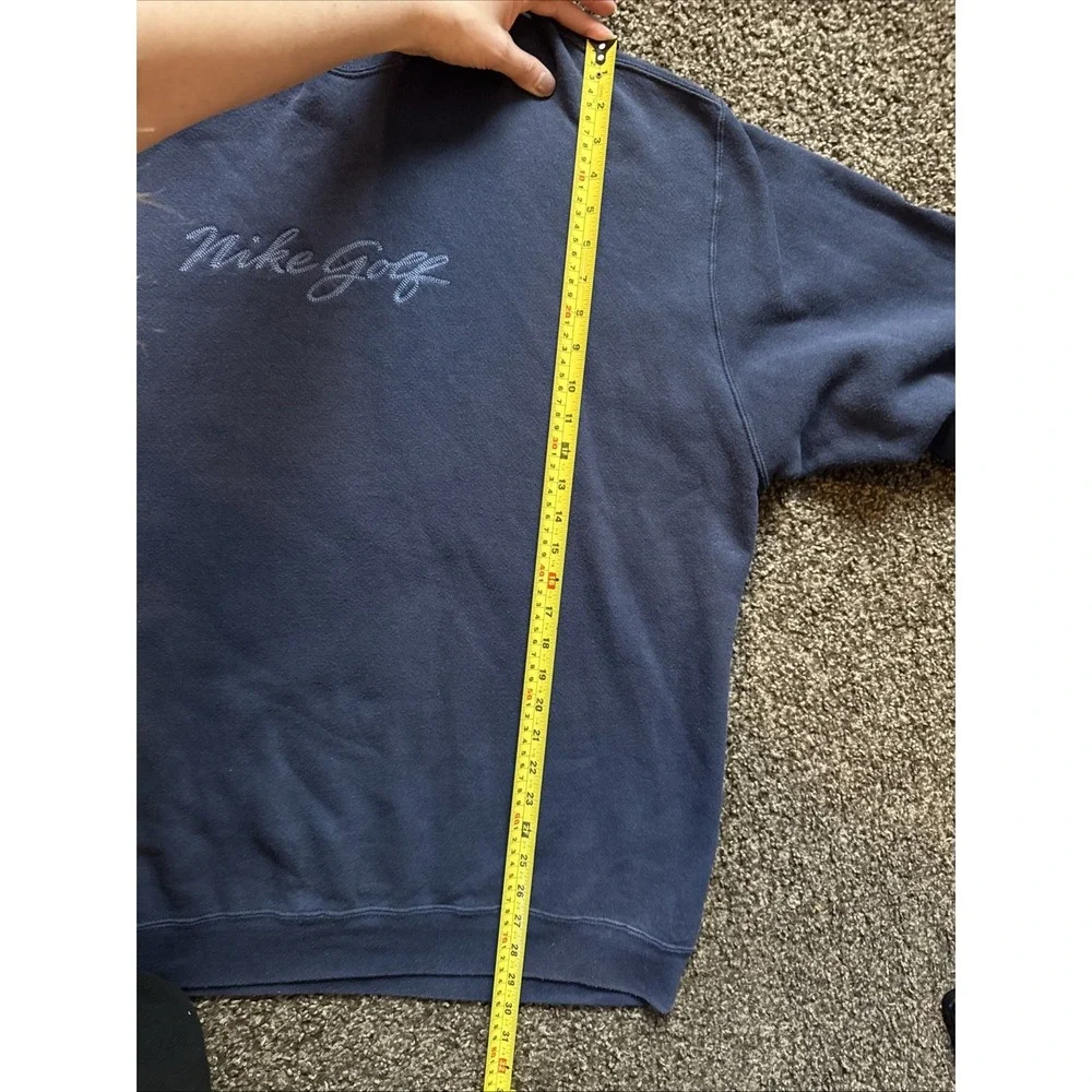 Vintage Nike Golf Navy Sweatshirt Mens Size XXL Embroidered Crewneck Pullover